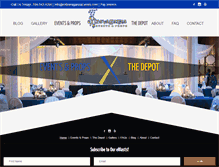 Tablet Screenshot of extravaganzaevents.com